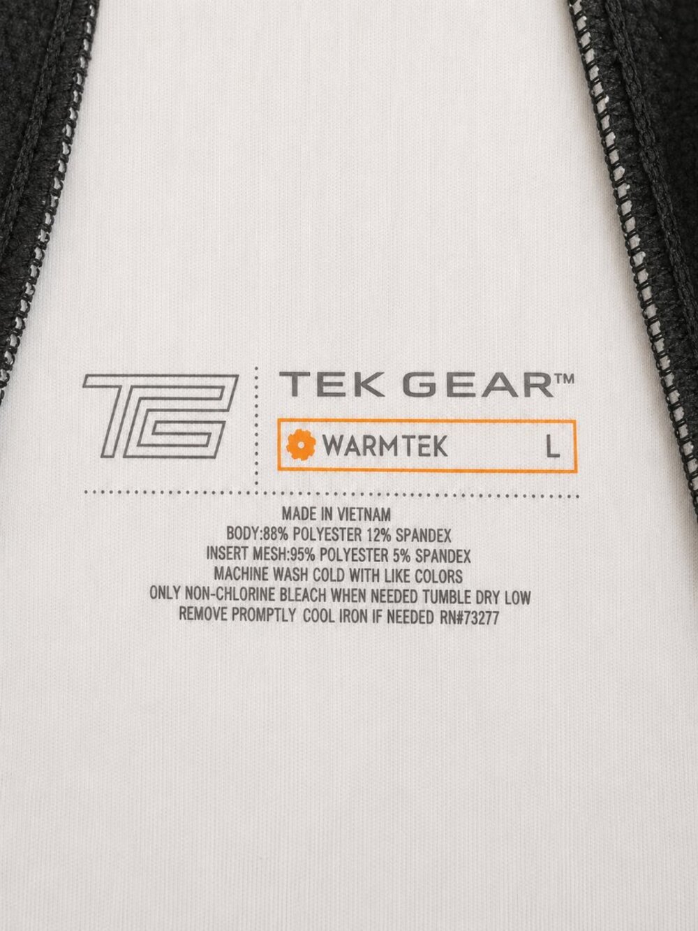 Tek Gear WarmTek Quarter Zip Performance Athleisure Pullover L NEW - Picture 15 of 15